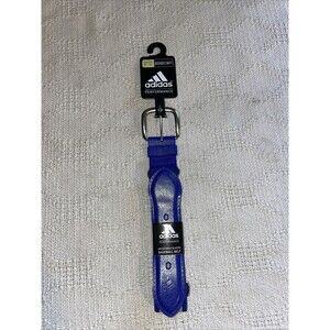 Adidas Adjustable Baseball Belt Youth 18”-32” Blue Elastic Performance BBA91RY